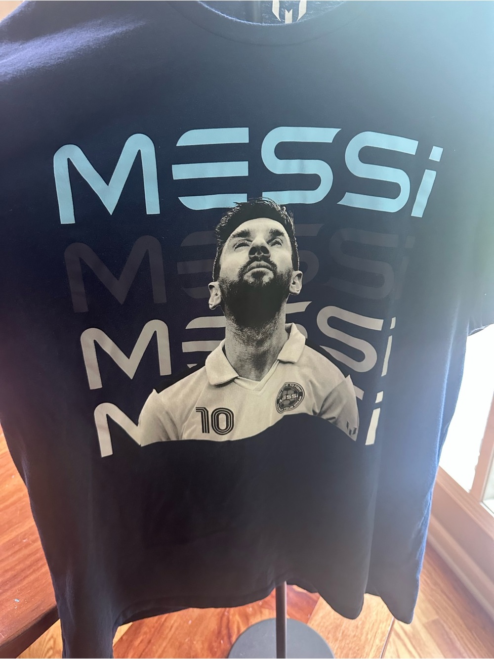 Lionel Messi Graphic T Shirt XL navy Soccer Futbol Streetwear Messi Collection